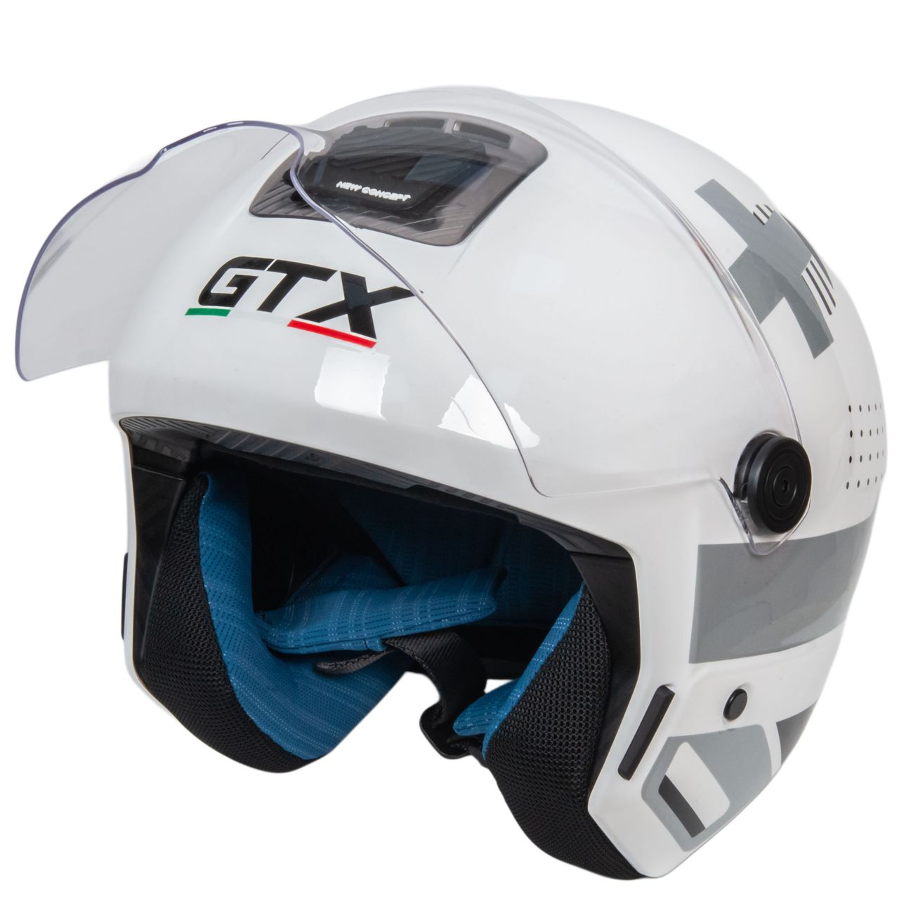 Шлем мото открытый GTX NE02 №3 (L)