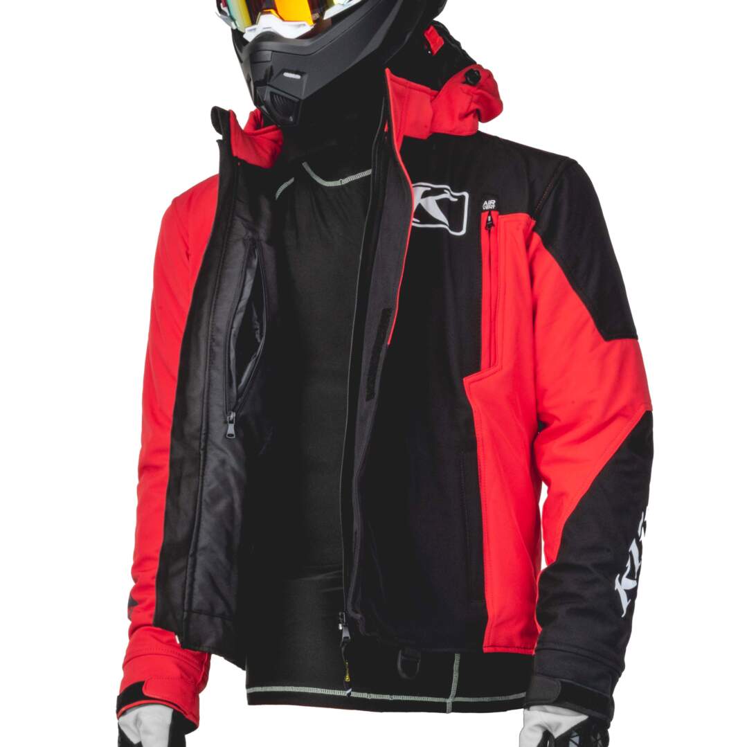 Куртка для снегохода KLIM KOMPOUND №1 black-red (текстиль) (L)